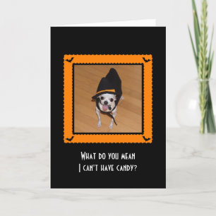 Tarjeta de Halloween - qué usted me significan no