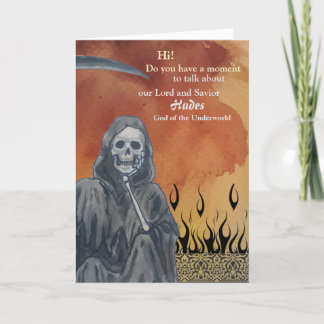 Tarjeta de Halloween Reaper