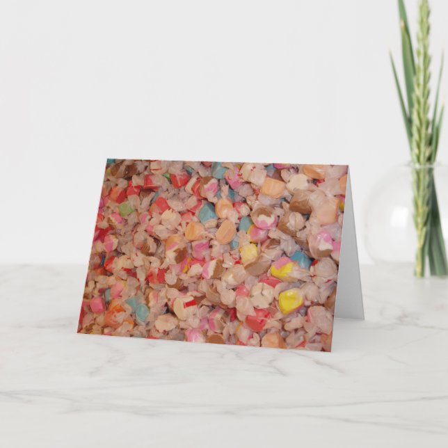 Tarjeta de Hallowe'en "Salt Water Taffy" (Anverso)