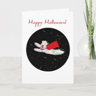 Tarjeta de Halloween: Superdog