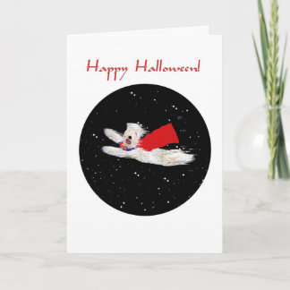 Tarjeta de Halloween: Superdog