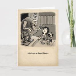 Tarjeta de Halloween: Una pesadilla en la calle Br