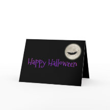 Tarjeta de Halloween W/Funny Cute Basset Puppy