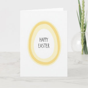 Tarjeta de Halo de Sol de Pascua Feliz