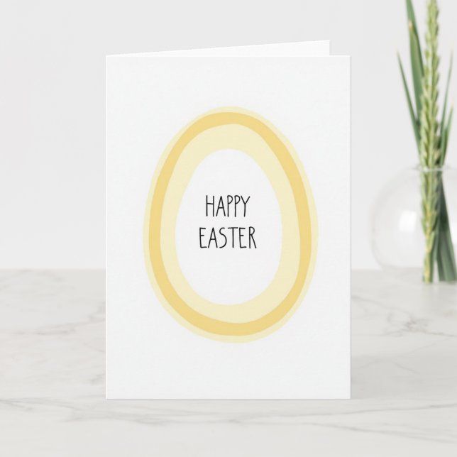 Tarjeta de Halo de Sol de Pascua Feliz (Anverso)