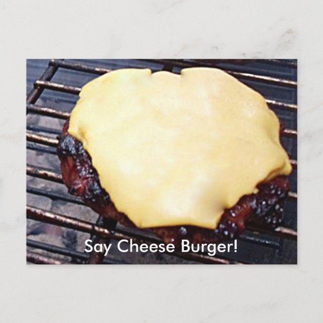 Tarjeta de hamburguesa de queso a la parrilla (Anverso)