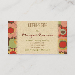 Tarjeta de Hana Bisiness