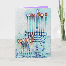Tarjeta de Hannukah