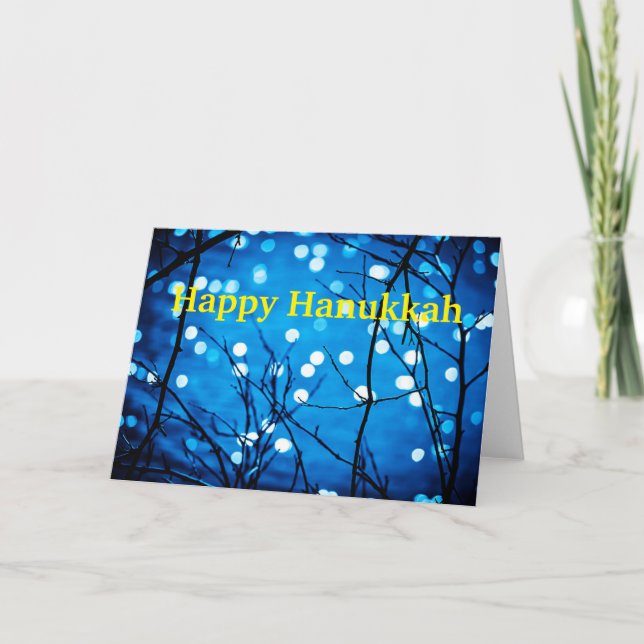 Tarjeta de Hanukkah (Anverso)