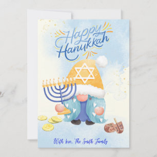 Tarjeta de Hanukkah