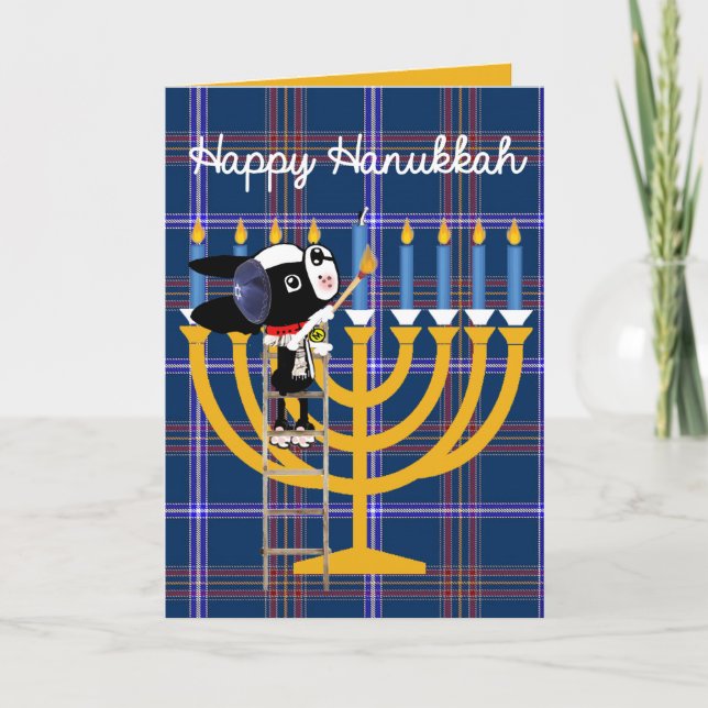 Tarjeta de Hanukkah de Adventures of Mirabelle Hol (Anverso)