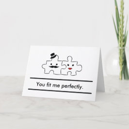 Tarjeta de He&She de las tarjetas del día de San