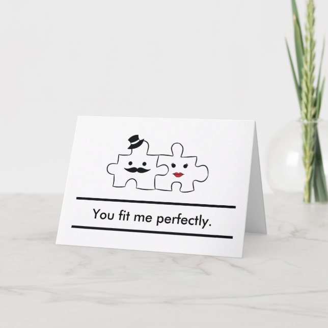 Tarjeta de He&She de las tarjetas del día de San (Anverso)