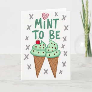 Tarjeta de helado para parejas