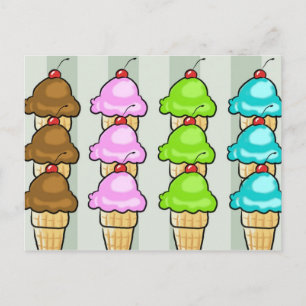 tarjeta de helados