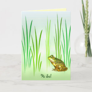 Tarjeta de hermana encantadora para la princesa