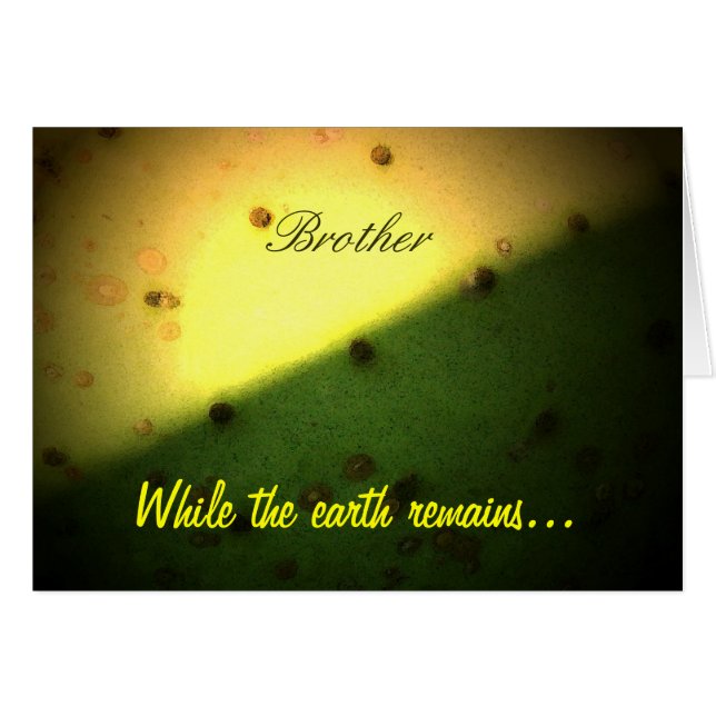 Tarjeta de hermano (Anverso (Horizontal))