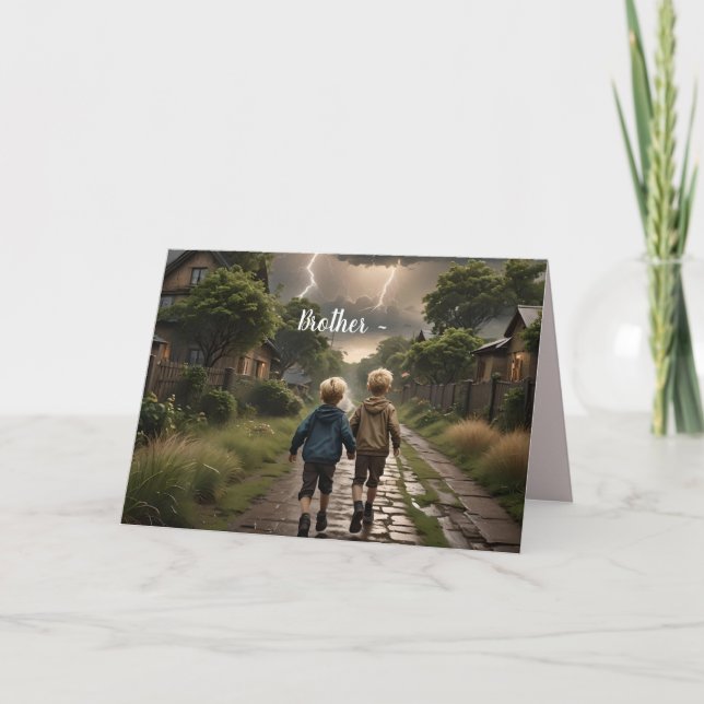 TARJETA DE HERMANO PARA CUALQUIER MOMENTO (Anverso)