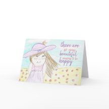 Tarjeta de hermosas razones de la serie Ellie