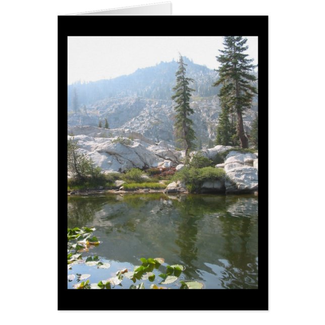 Tarjeta de herradura del lago (Frente)