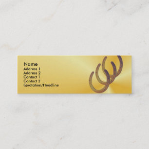 Tarjeta de herradura del perfil