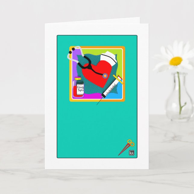 Tarjeta de herramientas de enfermería (Planta pequeña)