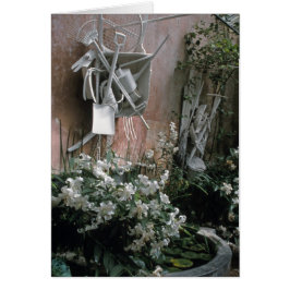 Tarjeta de herramientas de jardín