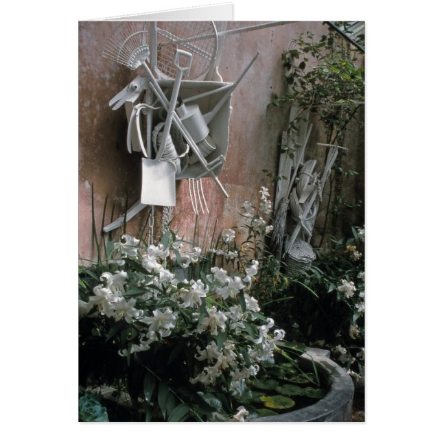 Tarjeta de herramientas de jardín (Frente)