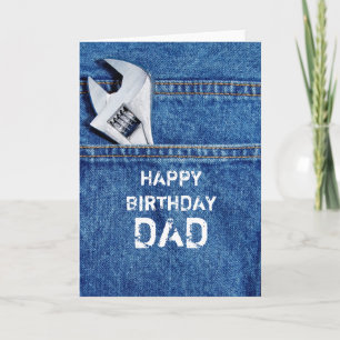 Tarjeta de herramientas Feliz Cumpleaños