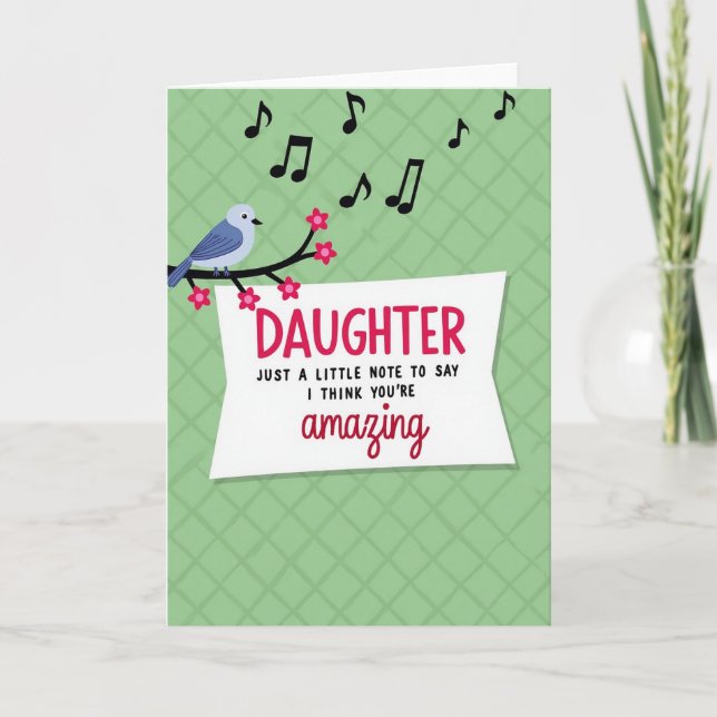 Tarjeta de Hijas Increíbles (Anverso)