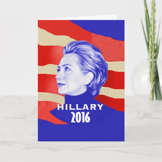 Tarjeta de Hillary 2016 (Anverso)