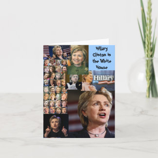 tarjeta de hillary Clinton