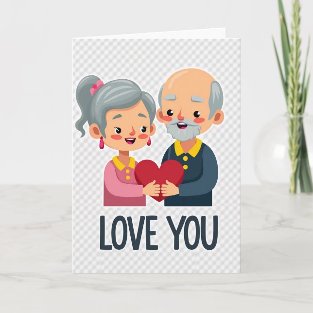 Tarjeta de historia de amor duradero (Anverso)
