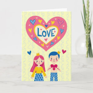 Tarjeta de historia de amor sincero