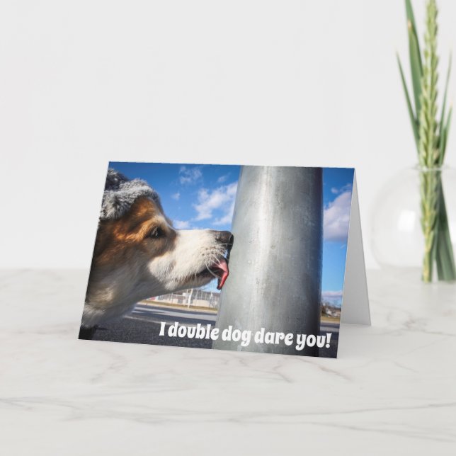 Tarjeta de historia de los Navidades Corgi (Anverso)