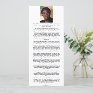 Tarjeta de historia negra cristiana