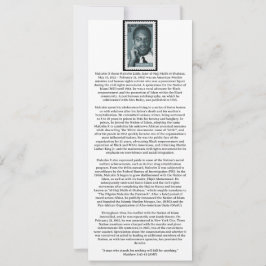 Tarjeta de historia negra cristiana