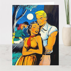 Tarjeta de historietas Big Vintage