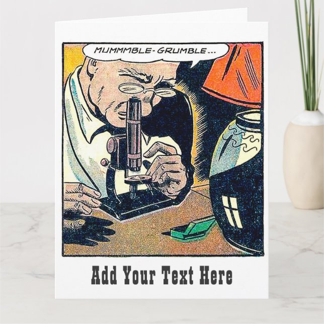 Tarjeta de historietas de gran cosecha personaliza (Anverso)