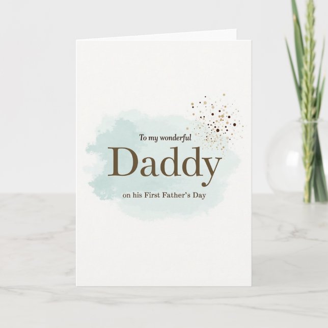 Tarjeta de hito Papá Dulce (Anverso)