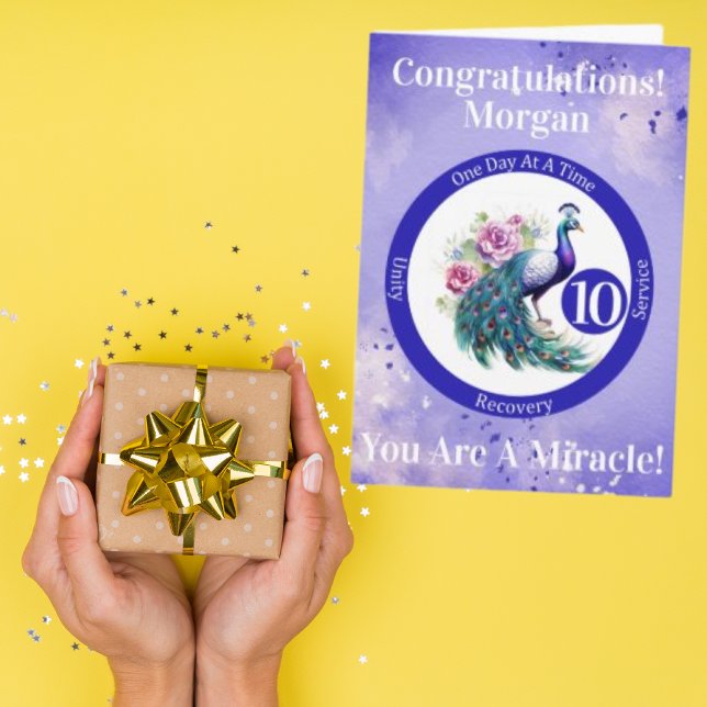 Tarjeta de hito personalizado | Tarjeta de sobried (Subido por el creador)