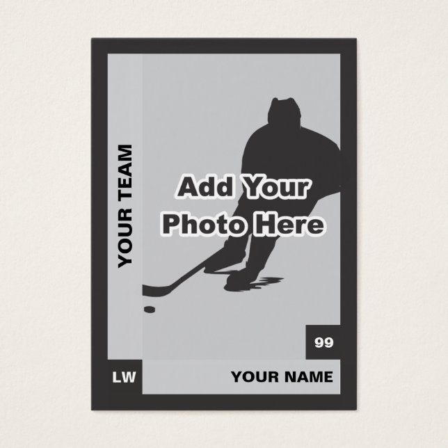 Tarjeta de hockey (Frente)