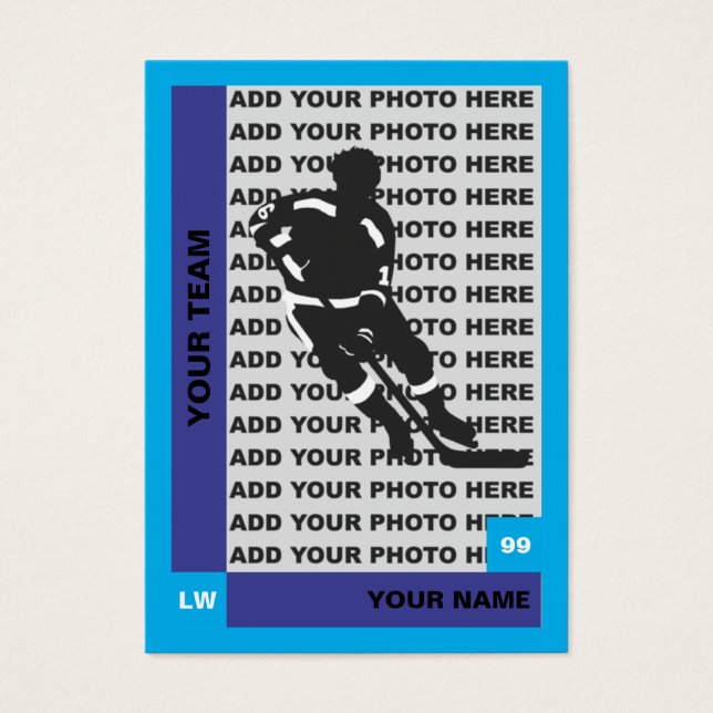 Tarjeta de hockey (Frente)