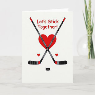 Tarjeta de Hockey 'Nos Mantener Juntos'
