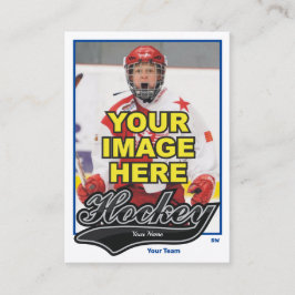 Tarjeta de hockey para moto/defensa