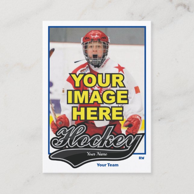 Tarjeta de hockey para moto/defensa (Anverso)