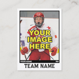Tarjeta de hockey sobre canje colectivo   Borde ne