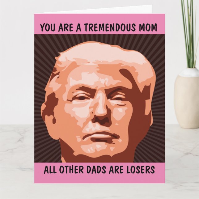 TARJETA DE HOLA DONALD TRUMP GIANT PARA TARJETAS D (Anverso)