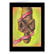 Tarjeta de hombre colgante