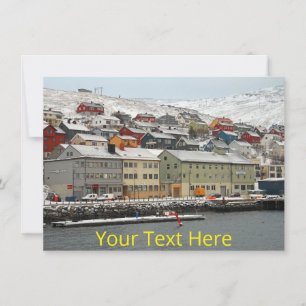 Tarjeta de Honningsvag personalizable, Noruega